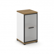 Concept Шкаф 1 узкая секция, 2 ниши CN.STU-213 RMB B Сандал Янтарный/Белый Бриллиант/Металл Черный/С