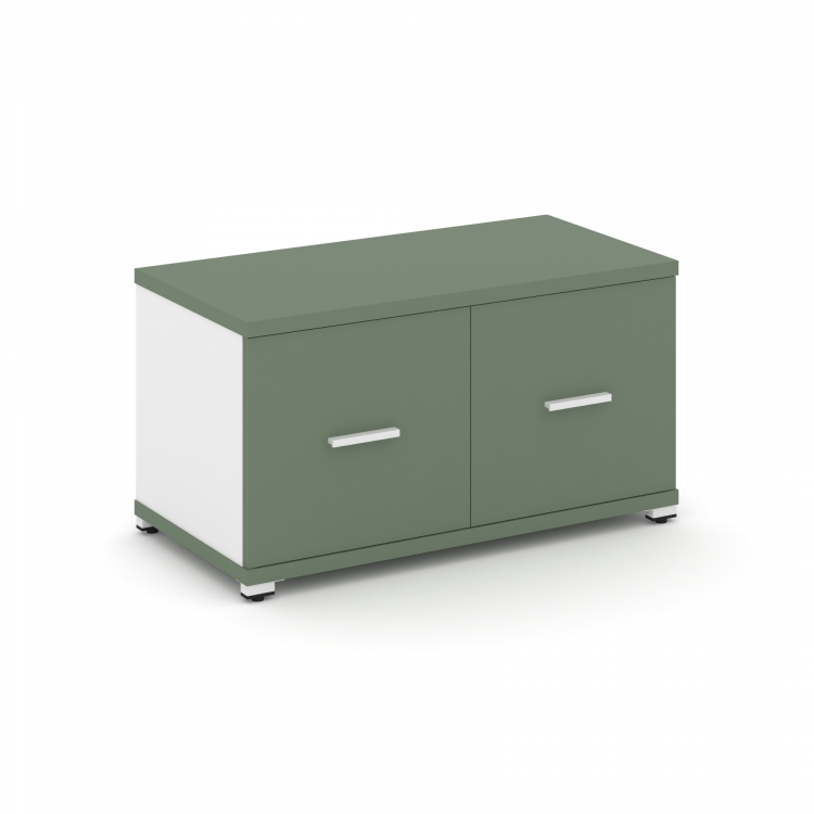 Concept Шкаф 1 широкая секция, 1 ниша CN.STS-113 W Кобо/Белый Бриллиант/Металл Белый 836*420*450