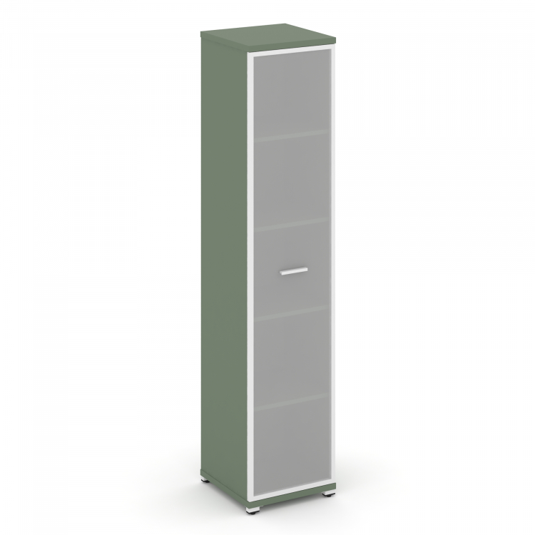 Concept Шкаф 1 узкая секция, 5 ниш CN.STU-518 RMW W Кобо/Металл Белый/Сатин 420*420*1922