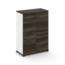 Concept Шкаф 1 широкая секция, 3 ниши CN.STS-316 B Дуб Мали/Белый Бриллиант/Металл Черный 836*420*11