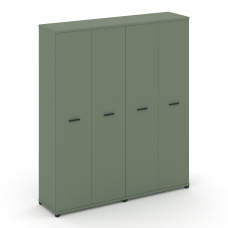 Concept Шкаф 2 широкие секции, 5 ниш CN.STS-528 B Кобо/Металл Черный 1668*420*1922