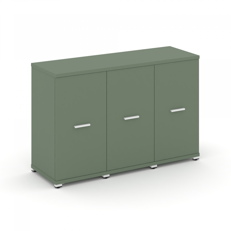 Concept Шкаф 3 узкие секции, 2 ниши CN.STU-233 W Кобо/Металл Белый 1252*420*818