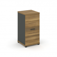 Concept Шкаф 1 узкая секция, 2 ниши CN.STU-213 A Сандал Янтарный/Антрацит/Металл Антрацит 420*420*81