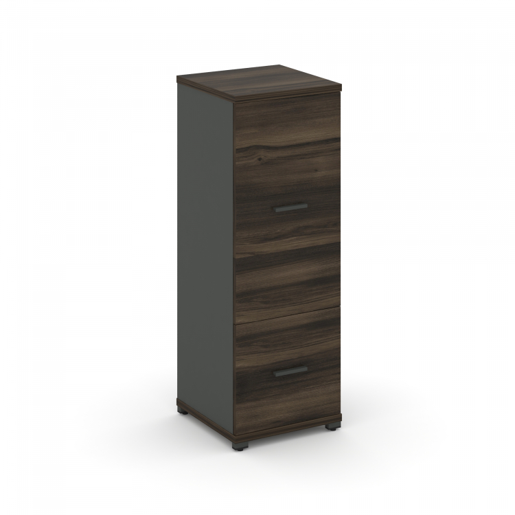 Concept Шкаф 1 узкая секция, 3 ниши CN.STU-312 A Дуб Мали/Антрацит/Металл Антрацит 420*420*1186