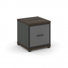 Concept Шкаф 1 узкая секция, 1 ниша CN.STU-113 RPB A Дуб Мали/Антрацит/Металл Антрацит/Прозрачный 42