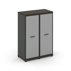 Concept Шкаф 2 узкие секции, 3 ниши CN.STU-326 RMB A Дуб Мали/Антрацит/Металл Антрацит/Сатин 836*420