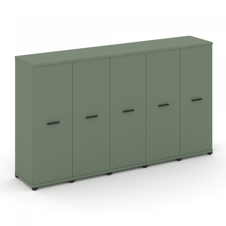 Concept Шкаф 5 узких секций, 3 ниши CN.STU-356 B Кобо/Металл Черный 2084*420*1186