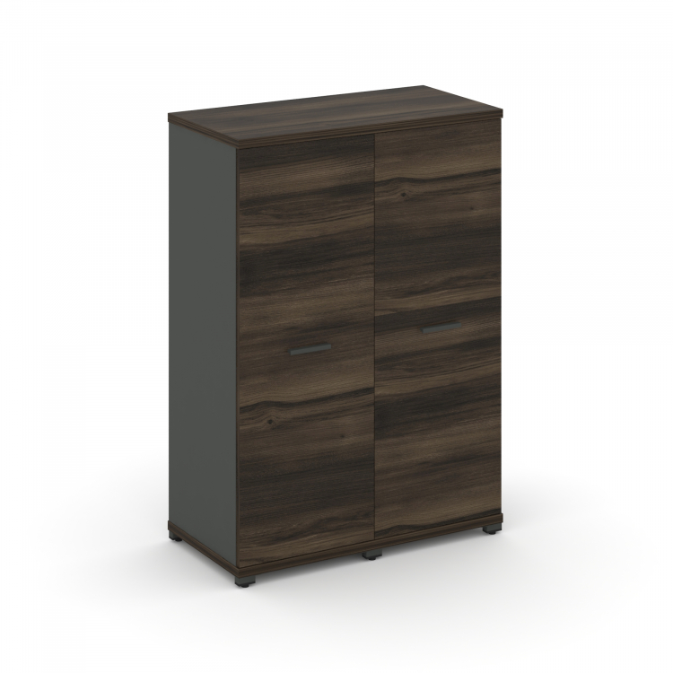 Concept Шкаф 2 узкие секции, 3 ниши CN.STU-326 A Дуб Мали/Антрацит/Металл Антрацит 836*420*1186