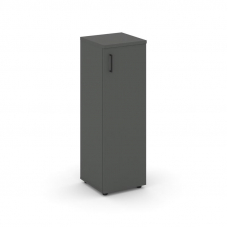 Style Project Шкаф средний узкий SN.STU.E-204(R) Антрацит/Черный Ручки 400*400*1203