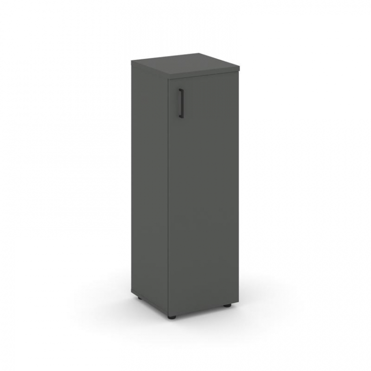 Style Project Шкаф средний узкий SN.STU.E-204(R) Антрацит/Черный Ручки 400*400*1203