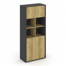 Касл Шкаф для документов CS.D-ST-1.1 (U) Дуб Винченцо/Базальт 922*450*2110