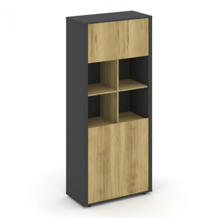 Касл Шкаф для документов CS.D-ST-1.1 (U) Дуб Винченцо/Базальт 922*450*2110