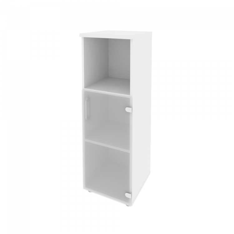 Onix Шкаф средний узкий правый O.SU-2.2 (R) Белый Бриллиант 400*420*1207