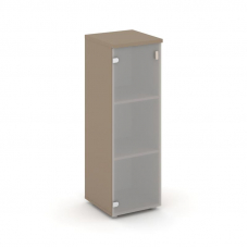 Estetica Шкаф средний узкий левый ES.SU-2.4 (L) Латте/Сатин матовый 400*420*1207