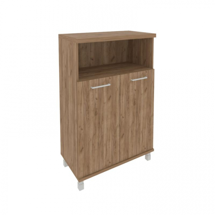 First Шкаф средний широкий KST-2.1 Дуб Табак 801*432*1260