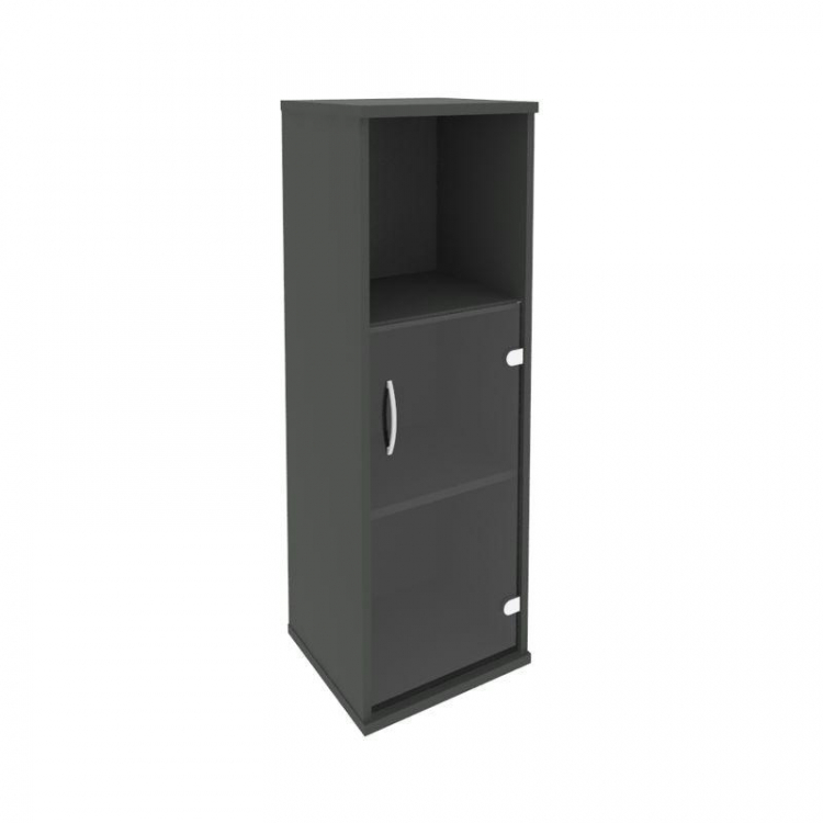 Riva Шкаф средний узкий правый А.СУ-2.2 (R) Антрацит 404*365*1215