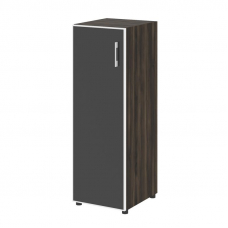 Yalta Шкаф узкий LT.SU-2.4 R (L) black Дуб Мали/Стекло Black 400*450*1195