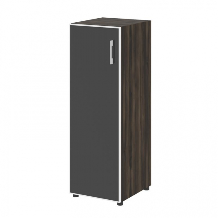 Yalta Шкаф узкий LT.SU-2.4 R (L) black Дуб Мали/Стекло Black 400*450*1195