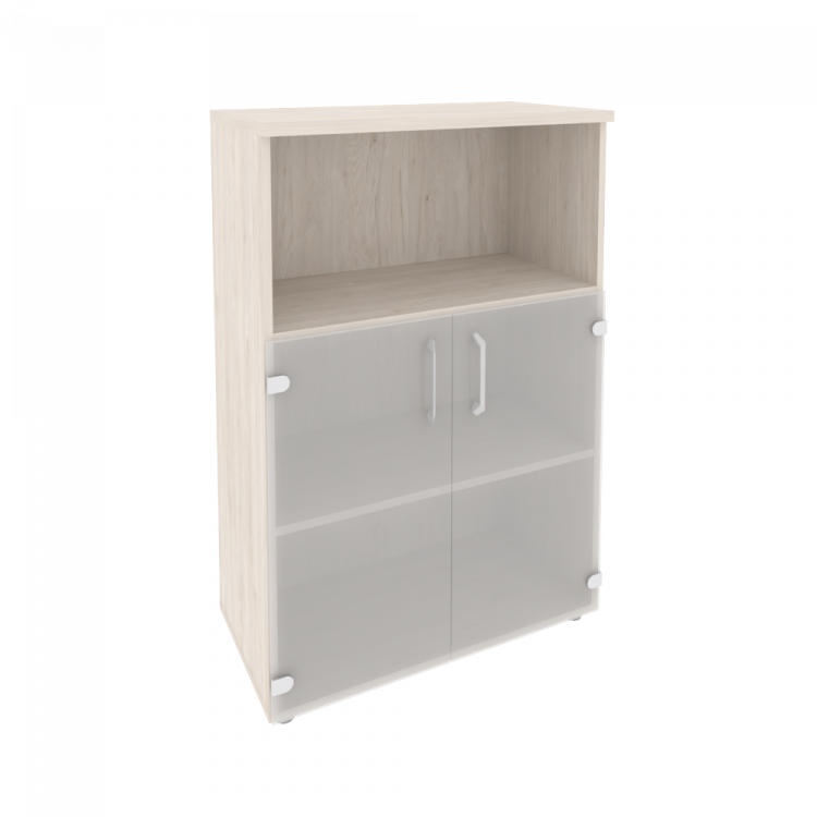 Onix Шкаф средний широкий O.ST-2.2 Денвер Светлый 800*420*1207