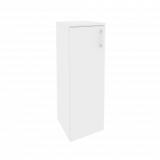 Onix Шкаф средний узкий левый O.SU-2.3 (L) Белый Бриллиант 400*420*1207
