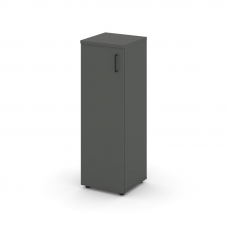 Style Project Шкаф средний узкий SN.STU.E-204(L) Антрацит/Черный Ручки 400*400*1203