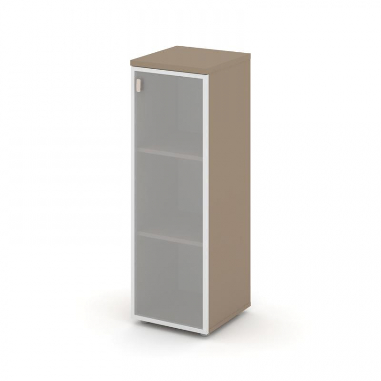 Estetica Шкаф средний узкий правый ES.SU-2.4R (R) Латте/Сатин матовый 400*420*1207