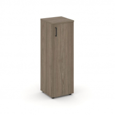 Style Project Шкаф средний узкий SN.STU-204(R) Вяз Благородный/Черный Ручки 400*400*1203