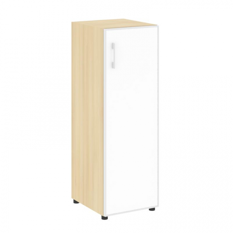 Yalta Шкаф узкий LT.SU-2.4 R (R) white Акация Лорка/Стекло White 400*450*1195