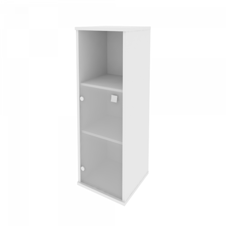 Style Шкаф средний узкий левый Л.СУ-2.2 (L) Белый 412*410*1215