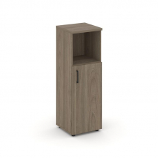 Style Project Шкаф средний узкий SN.STU.E-201(R) Вяз Благородный/Черный Ручки 400*400*1203