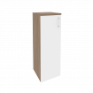 Onix Шкаф средний узкий левый O.SU-2.3 (L) Дуб Аризона/Белый Бриллиант 400*420*1207