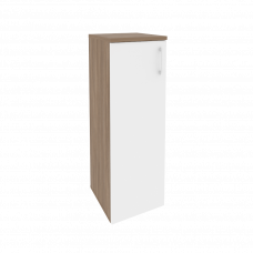 Onix Шкаф средний узкий левый O.SU-2.3 (L) Дуб Аризона/Белый Бриллиант 400*420*1207