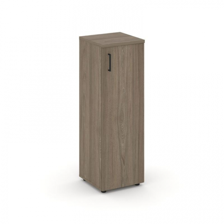 Style Project Шкаф средний узкий SN.STU.E-204(R) Вяз Благородный/Черный Ручки 400*400*1203