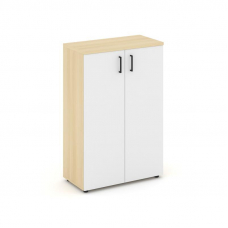 Style Project Шкаф средний широкий SN.STS.E-204 Акация Лорка/Белый/Черный Ручки 796*400*1203