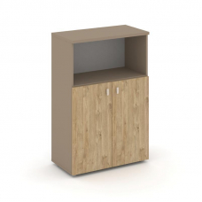 Estetica Шкаф средний широкий ES.ST-2.1 Латте/Тиквуд Светлый 800*420*1207