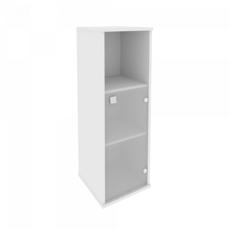 Style Шкаф средний узкий правый Л.СУ-2.2 (R) Белый 412*410*1215