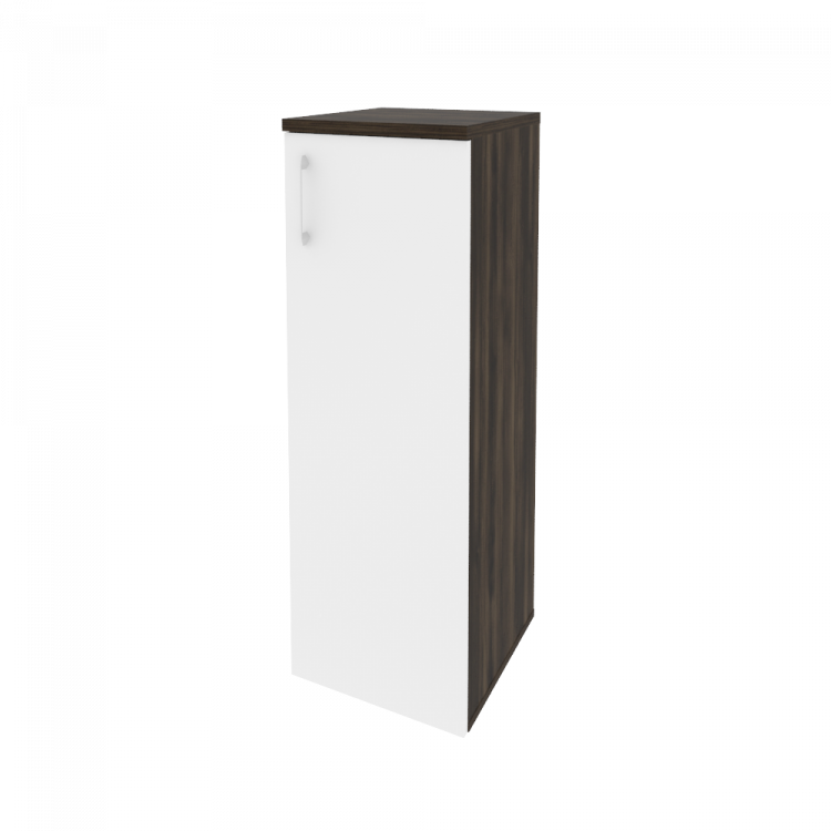 Onix Шкаф средний узкий правый O.SU-2.3 (R) Дуб Мали/Белый Бриллиант 400*420*1207