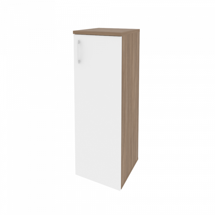 Onix Шкаф средний узкий правый O.SU-2.3 (R) Дуб Аризона/Белый Бриллиант 400*420*1207