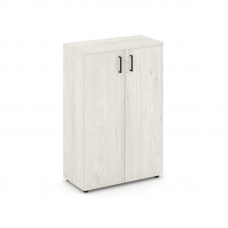 Style Project Шкаф средний широкий SN.STS.E-204 Дуб Наварра/Черный Ручки 796*400*1203