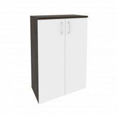 Onix Шкаф средний широкий O.ST-2.3 Дуб Мали/Белый Бриллиант 800*420*1207