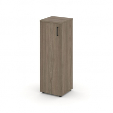 Style Project Шкаф средний узкий SN.STU.E-204(L) Вяз Благородный/Черный Ручки 400*400*1203