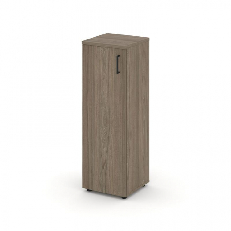 Style Project Шкаф средний узкий SN.STU.E-204(L) Вяз Благородный/Черный Ручки 400*400*1203