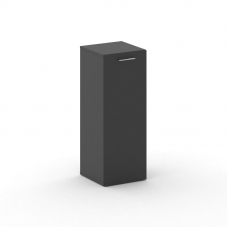 Cross Шкаф узкий средний CRU.SU-202 (R) Базальт UM/Черный UM 450*460*1202