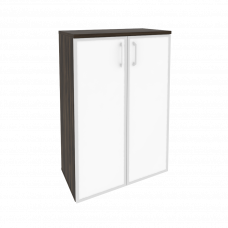 Onix Шкаф средний широкий O.ST-2.4 R white Дуб Мали/Стекло White 800*420*1207