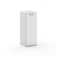 Cross Шкаф узкий средний CR.SU-204 (R) white Белый Бриллиант UM/Лакобель Белый 450*460*1202