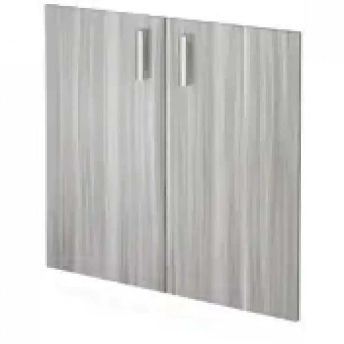 Двери из ЛДСП к широким стеллажам НТ-600.2.Ф Лиственница 390x16x764 Аргентум