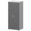 Шкаф для одежды СМШ-58-6ШД Тип1 Белый/Графит 792x594x1990 Смарт