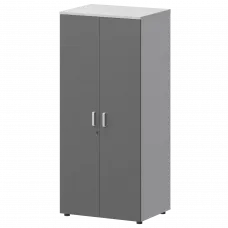 Шкаф для одежды СМШ-58-6ШД Тип1 Белый/Графит 792x594x1990 Смарт