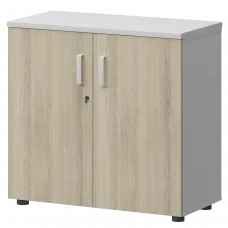 Шкаф СМШ-28Д Тип1 Белый/Кронберг 792x380x836 Смарт