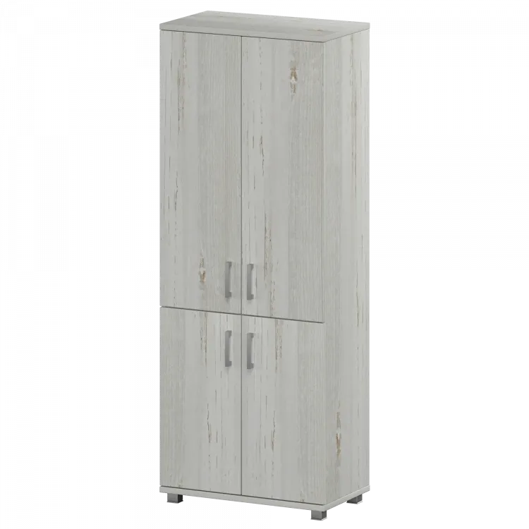 Стеллаж высокий закрытый "НТ-580;НТ-600.2;НТ-601.2" Сосна винтер 800x445x2050 Аргентум